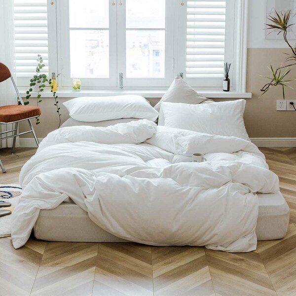 White Duvet Cover Etsy