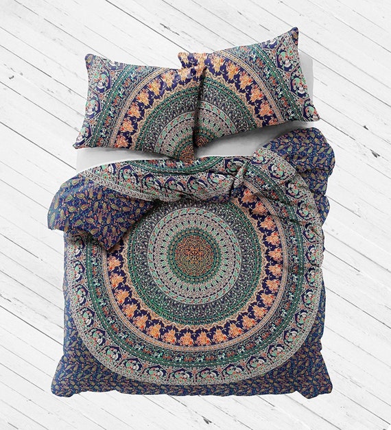 Duvet Cover Boho Duvet Cover Cotton Duvet Cover Handmade Etsy