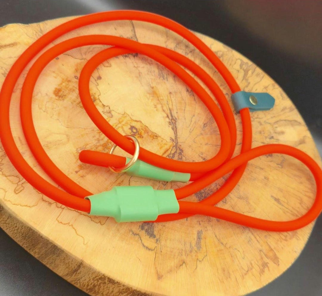 Biothane 8mm Beta Rope Slip Lead (round Biothane) With Biothan Stopper ...