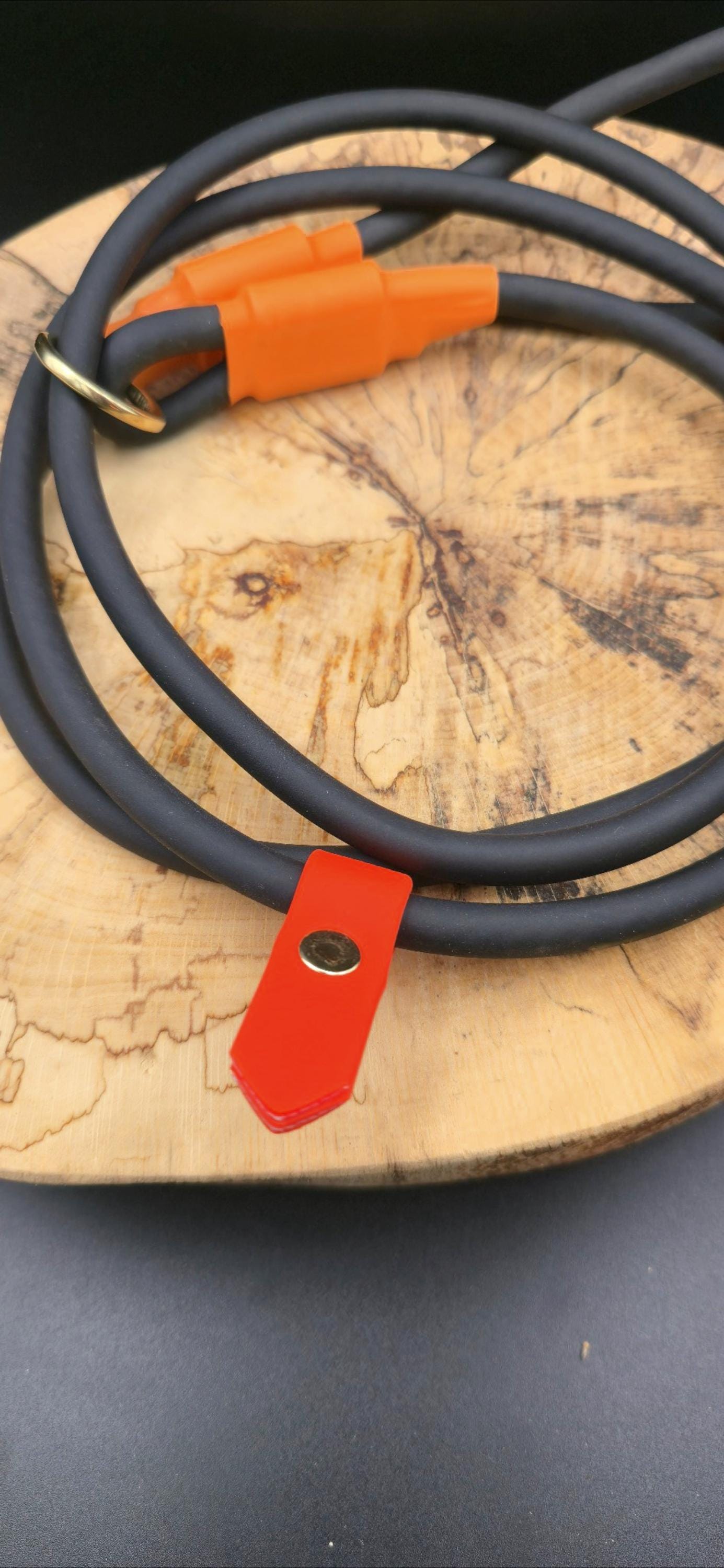 Biothane 8mm Beta Rope Slip Lead (round Biothane) With Biothan Stopper ...