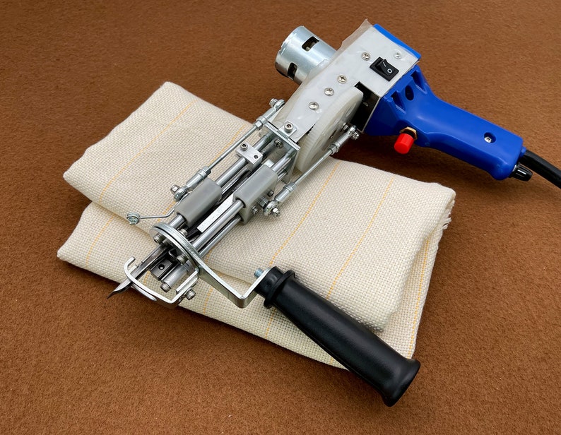 Primary Rug Cloth 60 In150cm Width Rug Tufting Fabric, Monks Cloth With Yellow Guidelines For Tufting Gun Punch Needle image 5