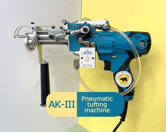 Nieuwe AK-III professionele pneumatische tufting gun, tufting machine voor handgemaakte tufting tapijt