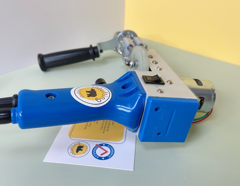 New TD-I Cut Pile Tufting Gun \ Tufting Machine + 150x150cm Tufting Cloth \ 1 Year Warranty image 7