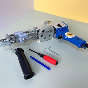 New TD-I Cut Pile Tufting Gun \ Tufting Machine + 150x150cm Tufting Cloth \ 1 Year Warranty image 5