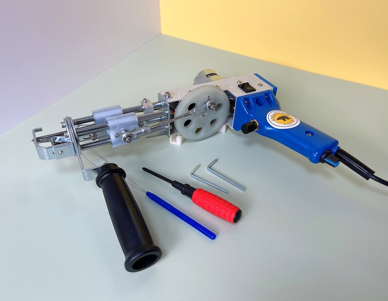 New TD-I Cut Pile Tufting Gun \ Tufting Machine + 150x150cm Tufting Cloth \ 1 Year Warranty image 5