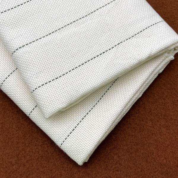Tissu de tapis primaire - 60 in \ 150cm largeur Tapis Tufting Tissu, Monks Cloth Avec directives vertes pour tufting Gun \ Punch Needle