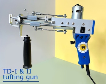 Nieuwe TD-I Cut Pile Tufting Gun \ Tufting Machine + 150x150cm Tufting Cloth \ 1 jaar garantie