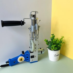 New TD-I Cut Pile Tufting Gun \ Tufting Machine + 150x150cm Tufting Cloth \ 1 Year Warranty image 2