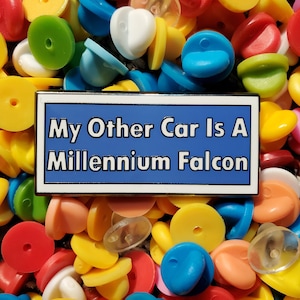 Millennium Falcon Bumper Sticker Pin