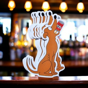 Simpsons Santa&#39;s Little Chugger vinyl sticker.