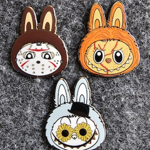 Labubu Of Horror Pin w/matching sticker