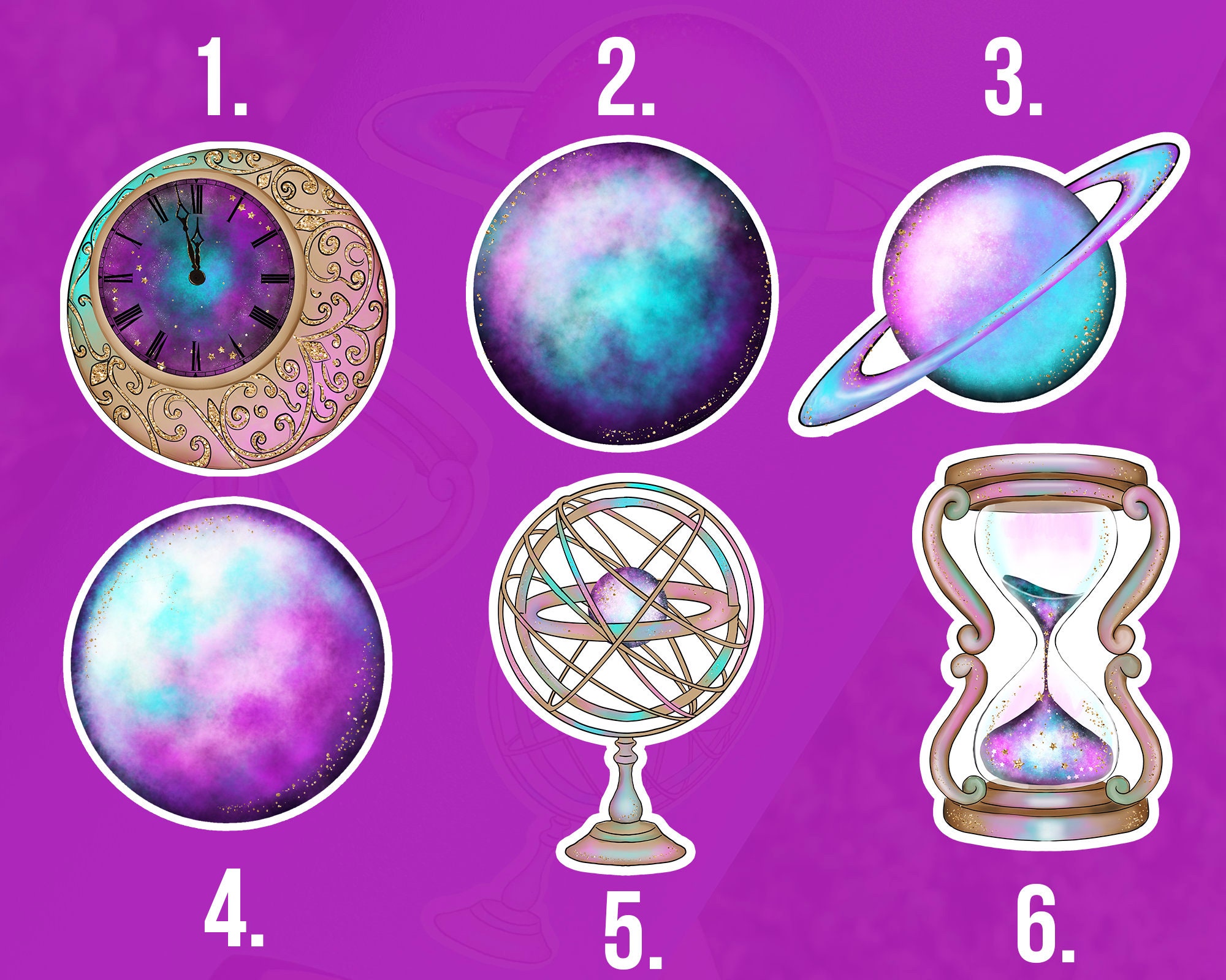galaxy space planet stickers aesthetic scrapbook travel etsy