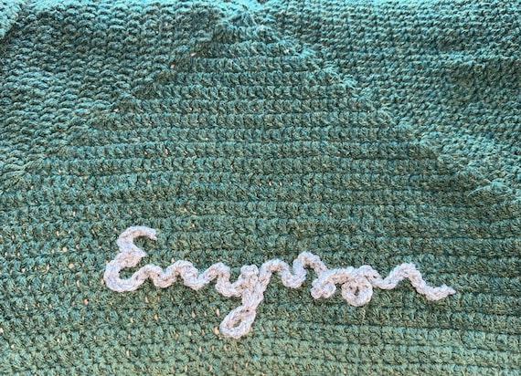 Add A Name or word to Any Blanket!