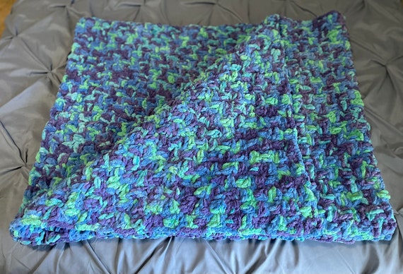 Crochet Throw, Queen Blanket