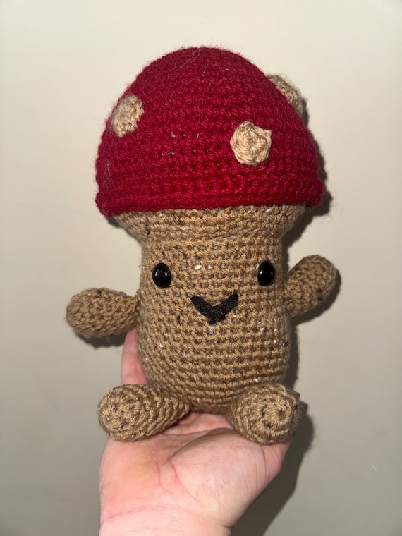 Crochet Mushroom Buddy: Enchanted Plush Toy