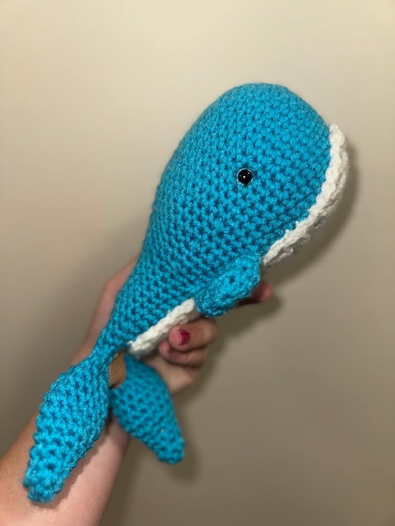 Crochet Whale: Snuggle-Sized Sea Animal Plush