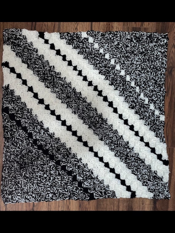 Black and White Stripes Baby Blanket