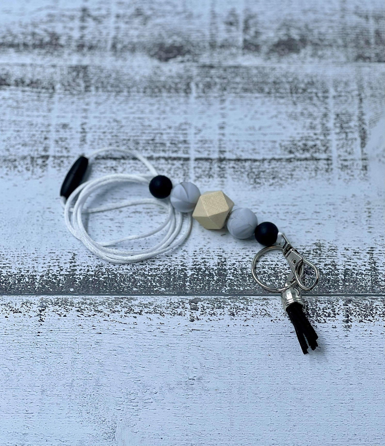 Silicone bead lanyard Etsy