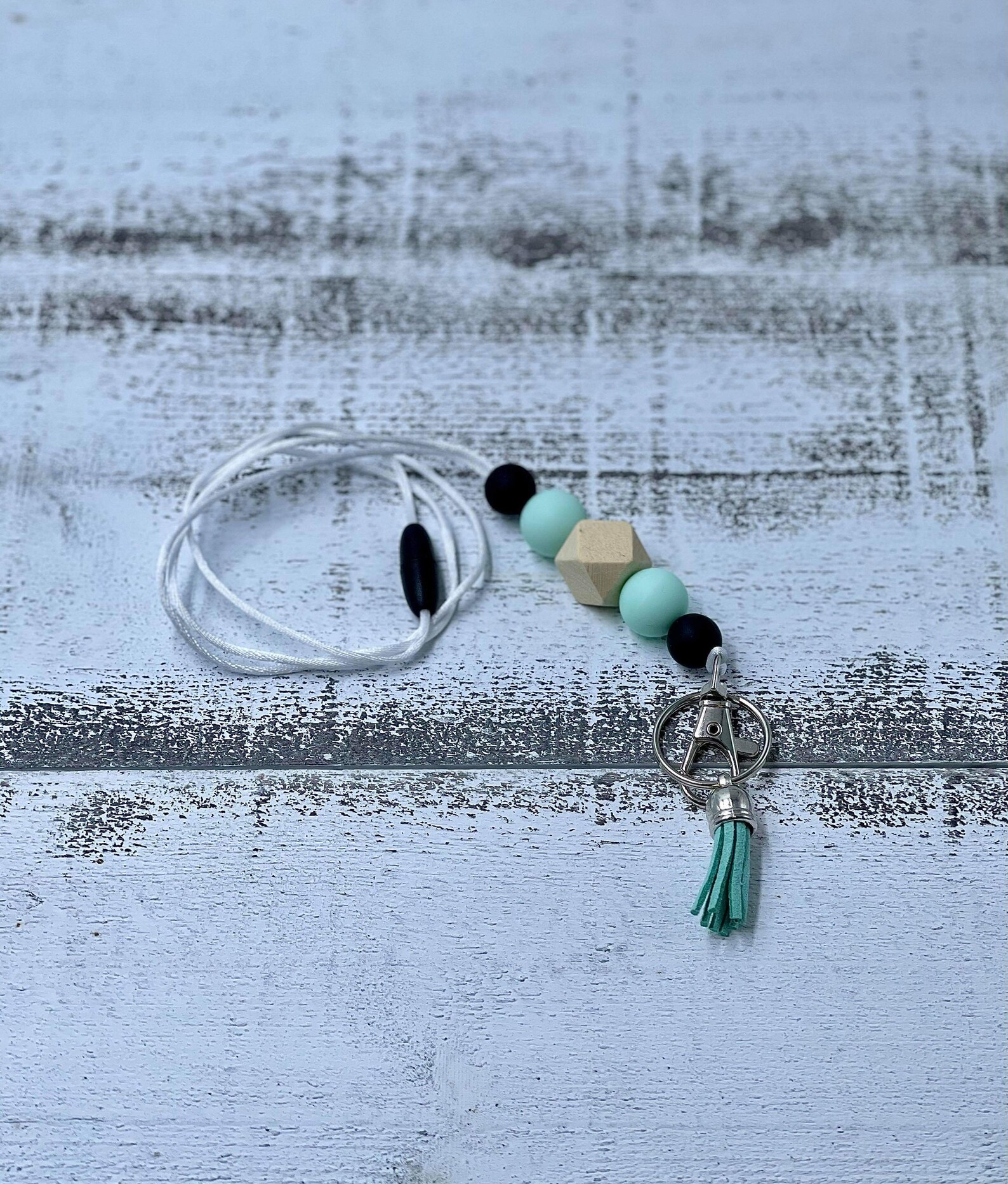 Silicone bead lanyard Etsy