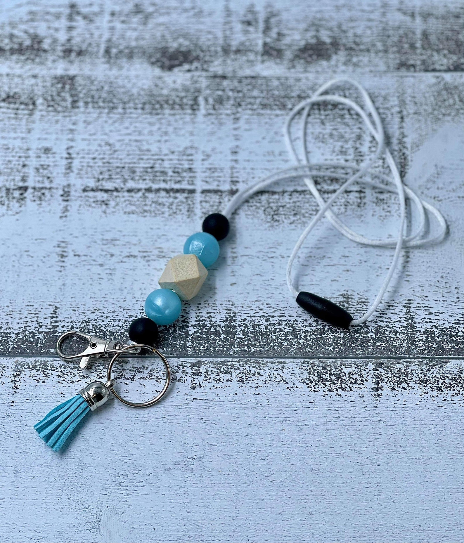 Silicone bead lanyard Etsy