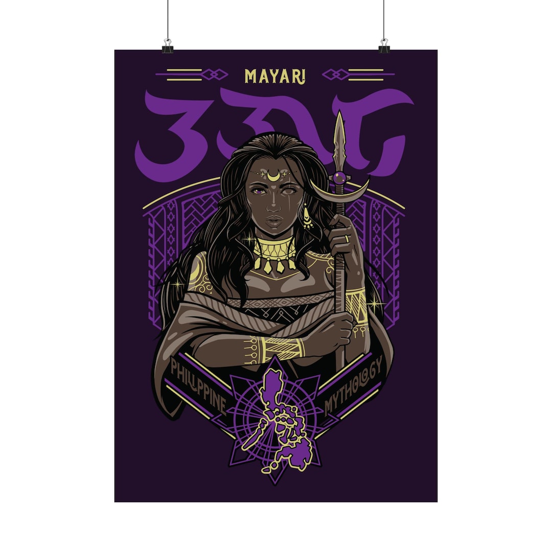 Mayari - Philippine Mythology 5x7 Mini Art Prints - Etsy