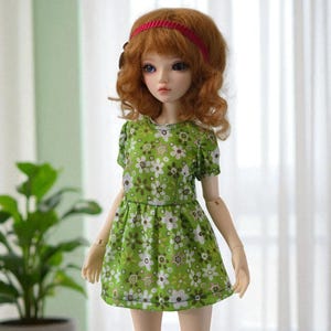 Slim MSD BJD Minifee 1/4 Dress: Handmade Doll Clothing