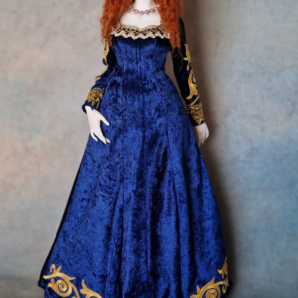 Iplehouse EID SID/ Sartoriaj SD/ feeple65/ impldoll sd/ Sophia bjd sd and similar sizes bjd dolls medieval dress/ fantasy style dress