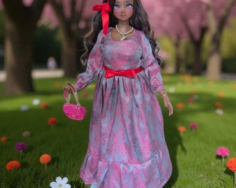 Pear Smart Doll Long Dress: 60cm BJD Doll Clothing