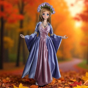 Fantasy Medieval Dress for Smart Doll, SD13, DD BJD