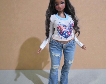 Graphic t-shirt for PEAR Smart Doll/sd bjd t-shirt
