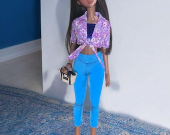 Doll Shirt and Leggings Set: Fits Smart Doll, SD13, Feeple60