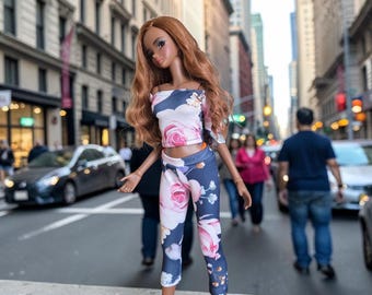Set classico Smart Doll: crop top e leggings/ SD13 feeple60 vestiti bjd