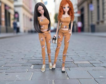 Smart doll classic set: crop top and leggings/ SD13 feeple60 bjd clothes