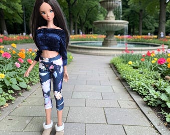 Completo top corto e leggings per Smart Doll: adatto a Smart Doll, SD13 e Feeple60 (bambole BJD).