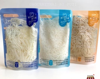 KETO  Egg White Noodle (Natural100%/Gluten Free/No Preservation/Protein8g.) pack of 3