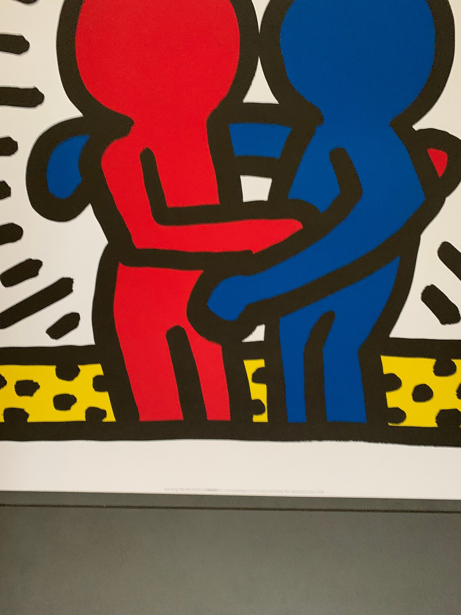 Keith Haring original Best Buddy's © The Estate of Keith Haring 1992