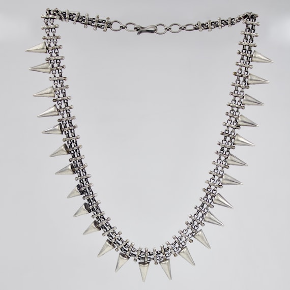Vintage Rajasthani Sterling Silver Spike Bracelet Vintage Rajasthani Sterling Silver Spike Bracelet