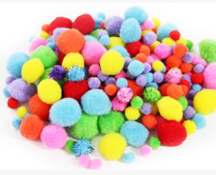 Pom Pom Jumbo 4 Inch 100pcs Pack Bulk Wool Felt Ball Etsy