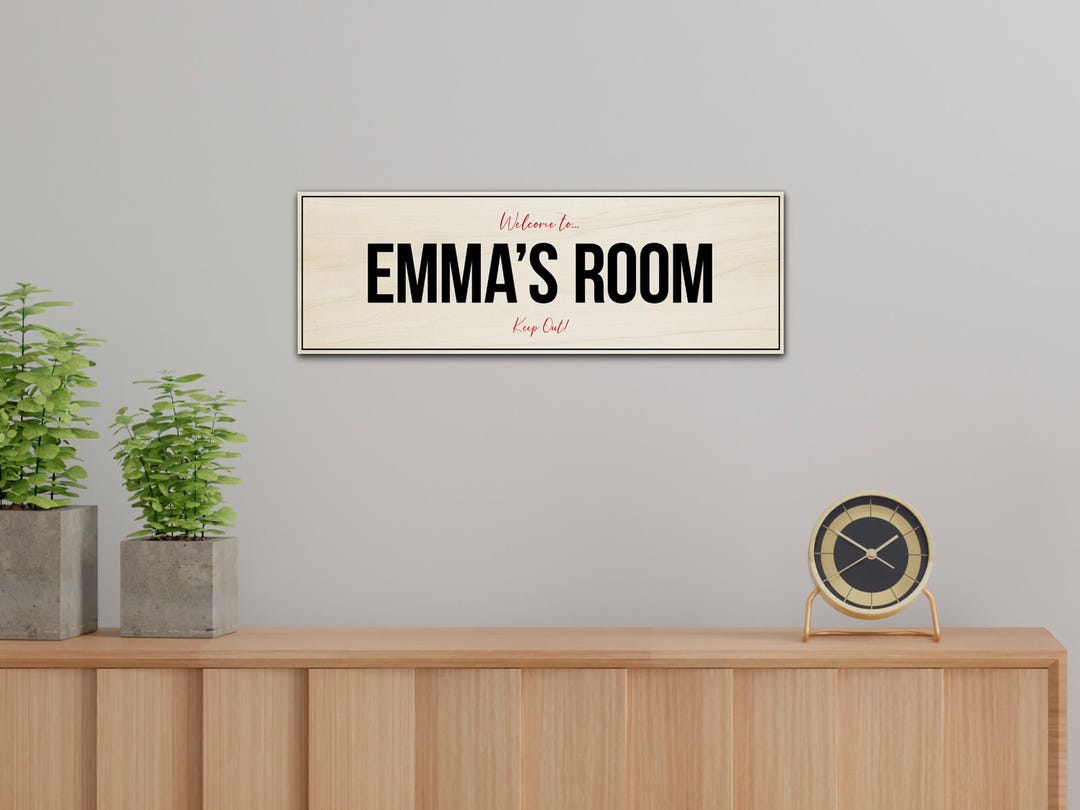 Fancy Room Sign Personalised Room Name Wooden Sign | Custom Home Decor Wall Art - Etsy
