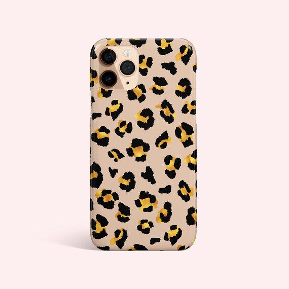 Phone Case graphic phone case Leopard Gold Patterns