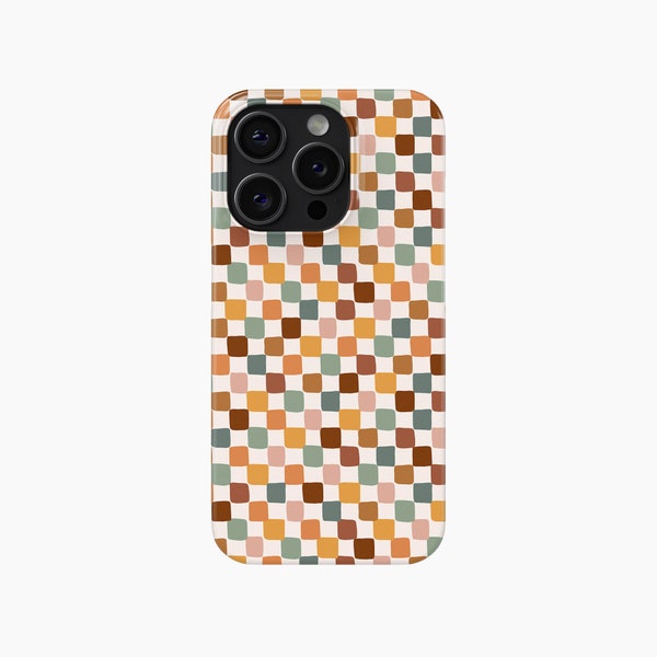 RETRO CHECK Phone Case | iPhone 15 14 13 12 11 X Xr Pro Plus | Samsung Galaxy S24 S23 S22 S21 S20 Fe Ultra | Google Pixel 8 7 6