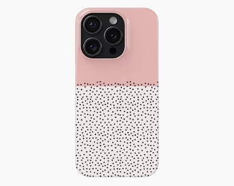 Coque pour portable ROSE BLUSH MINI pois | iPhone 15 14 13 12 11 X Xr Pro Plus | Samsung Galaxy S24 S23 S22 S21 S20 Fe Ultra | Google Pixel 8 7 6