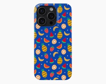 coque de portable salade de fruits | iPhone 15 14 13 12 11 X Xr Pro Plus | Samsung Galaxy S24 S23 S22 S21 S20 Fe Ultra | Google Pixel 8 7 6