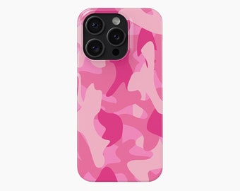 PINK CAMOUFLAGE Phone Case | iPhone 15 14 13 12 11 X Xr Pro Plus | Samsung Galaxy S24 S23 S22 S21 S20 Fe Ultra | Google Pixel 8 7 6