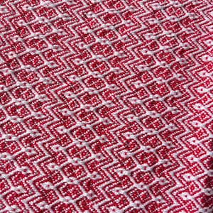 Handwoven 100% Cotton Kitchen Dish Towels, Modern Geometric Diamond Pattern Tea Towels image 10