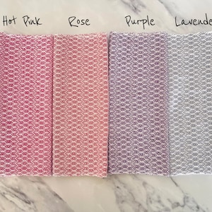 Handwoven 100% Cotton Kitchen Dish Towels, Modern Geometric Diamond Pattern Tea Towels image 8