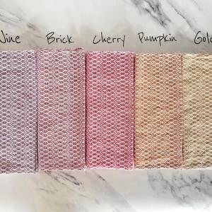 Handwoven 100% Cotton Kitchen Dish Towels, Modern Geometric Diamond Pattern Tea Towels image 5