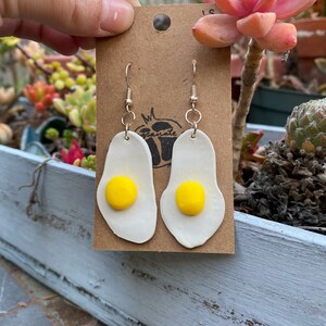 Fried Egg Earrings