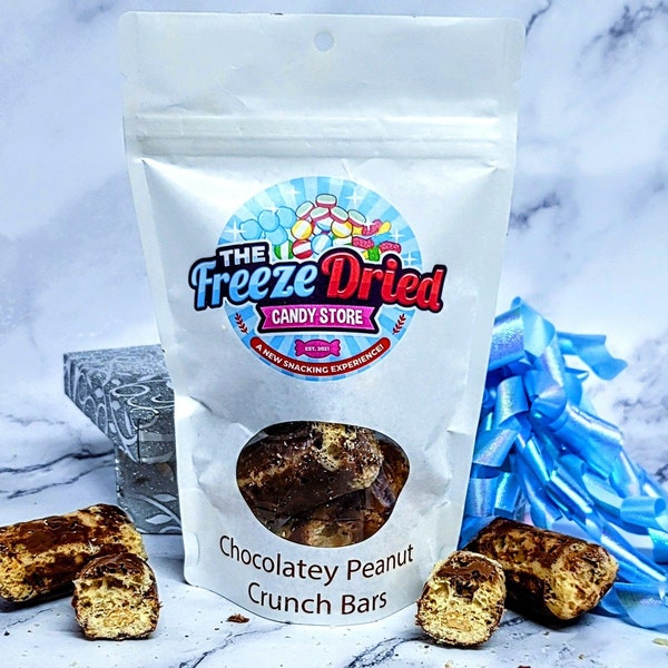 Freeze Dried Chocolatey Peanut Crunch Bars