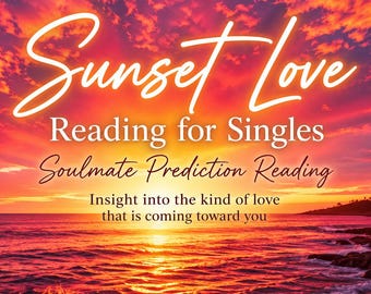 Lecturas de amor para solteros, predicción del alma gemela, guía espiritual para relaciones, tarot el mismo día.